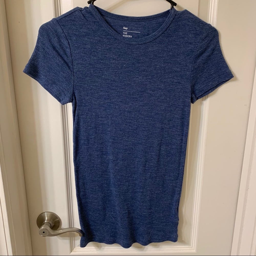 Blue Fitted Tee Shirt